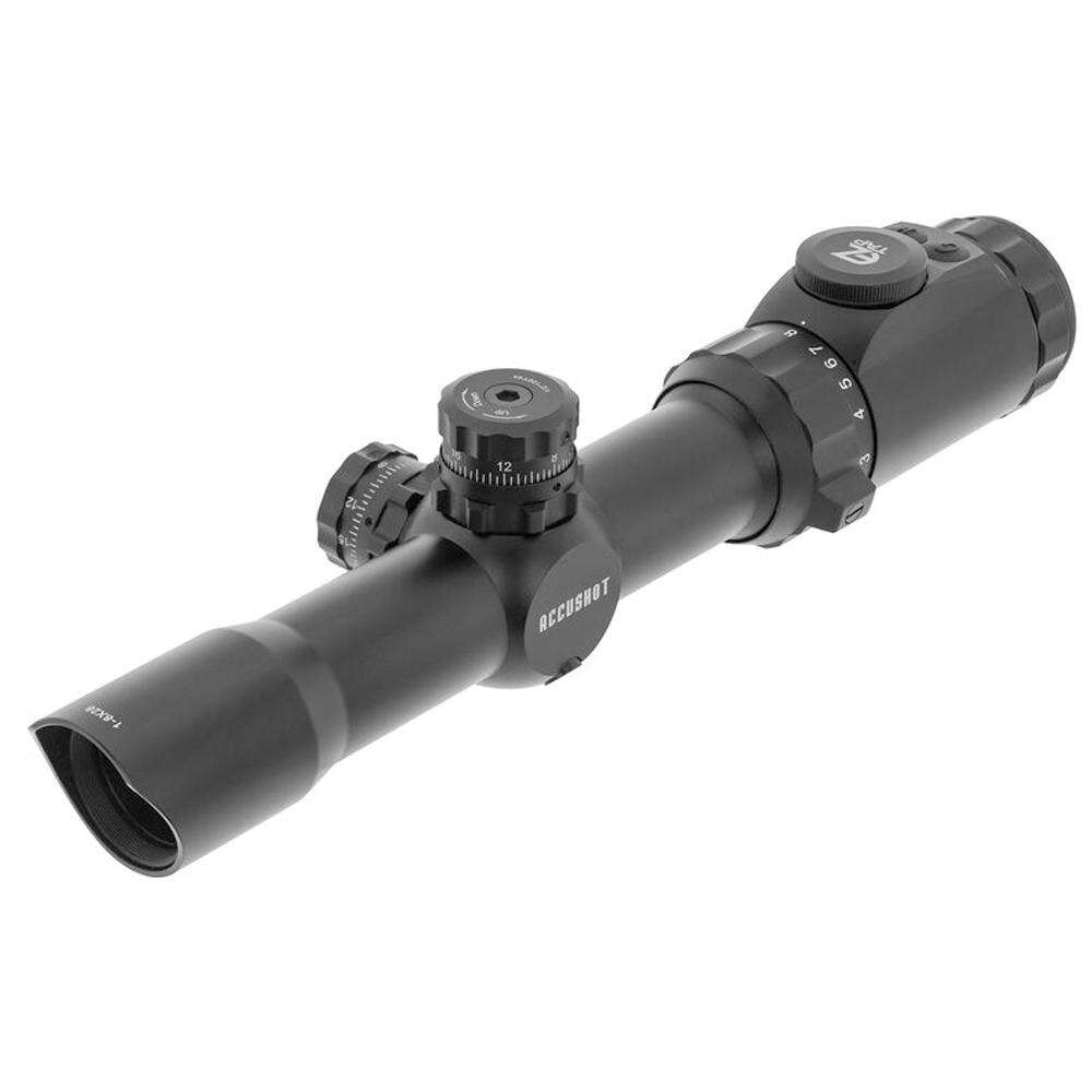 Scopes Leapers Inc.   UTG Ready Series UTG 1-8X28 30mm MRC Scope IE BG4 Reticle with ACCU-SYNC • Model: Ready Series